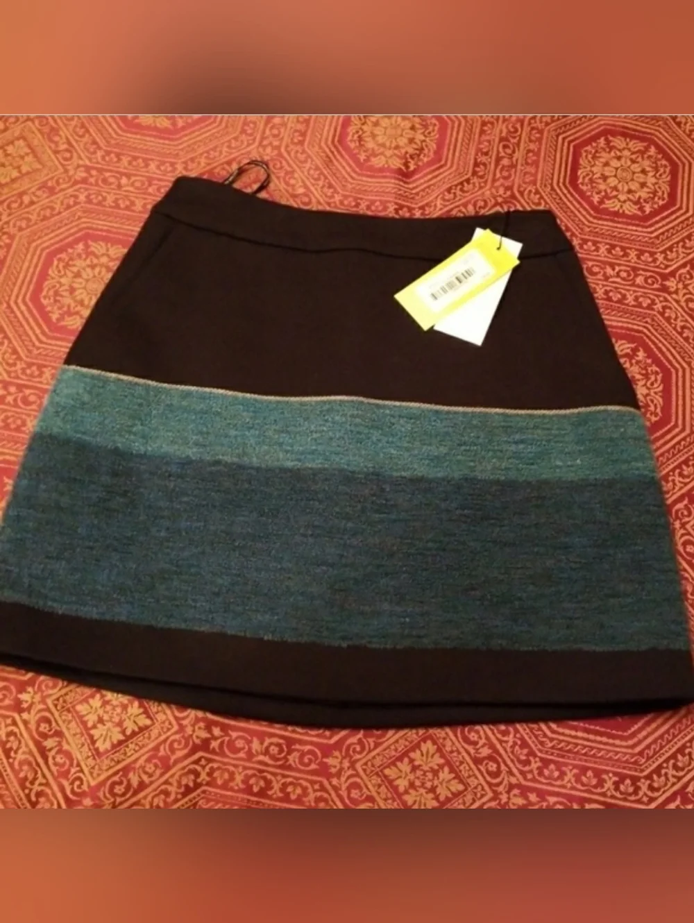 🆕️Karen Millen blue stripe mini skirt